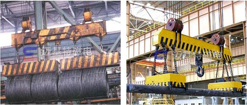 MW12系列、MW15系列吊運(yùn)捆扎螺紋鋼、圓鋼用起重電磁鐵